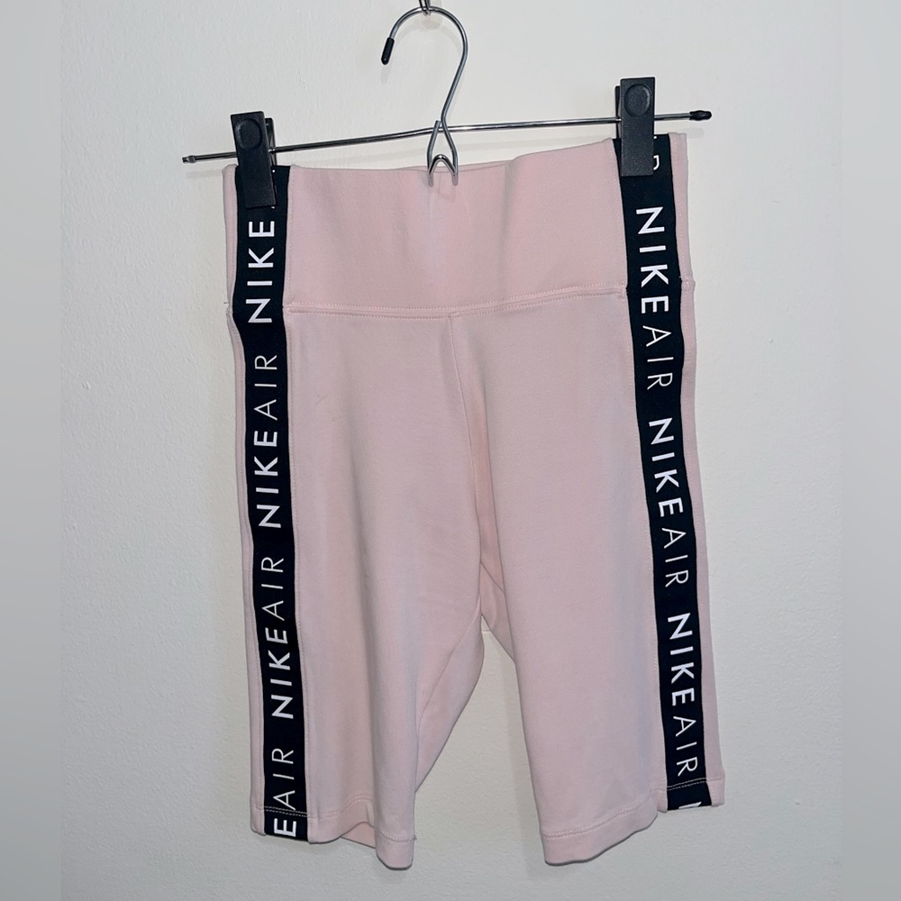 baby pink Nike Air bike shorts